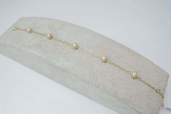 PULSEIRA BOLAS DIAMANTADAS