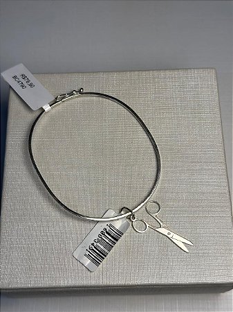 BRACELETE COM PINGENTE TESOURA