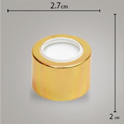 Tampa luxo rosca 24 Dourada