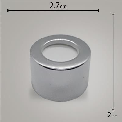 Tampa luxo rosca 24 Prata