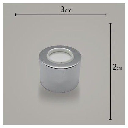 Tampa luxo rosca 28 prata