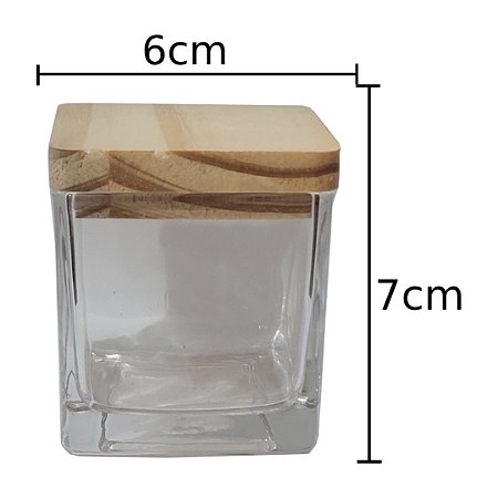 PORTA VELA QUADRADO 230ML