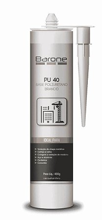 BARONEFLEX PU 40 CONSTRUÇÃO BRANCO UN 400 - CAIXA COM 12