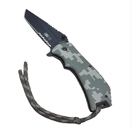 CANIVETE SEMI AUTOMATICO CAMUFLADO TATICO
