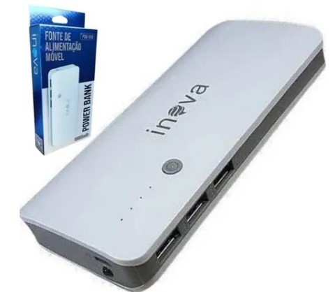 Bateria Portátil Power Bank 3 USB10000 mah
