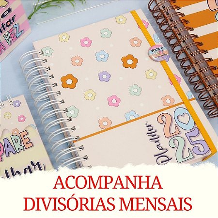 Planner Candy Personalizado - Datado 2025