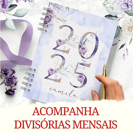 Big Planner Alegria Personalizado - Datado 2025