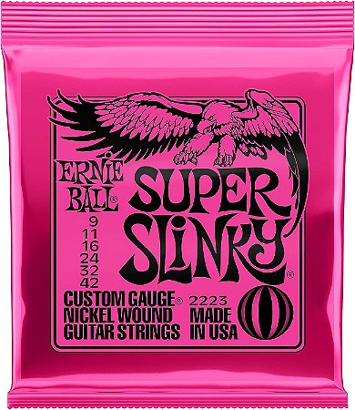 Corda Ernie Ball Super Slinky 0.09 para Guitarra | 2223