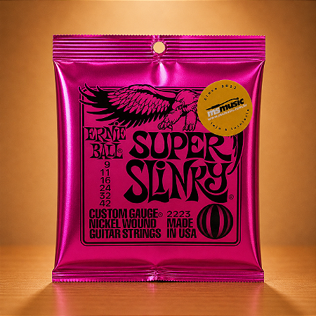 ENCORDOAMENTO 009-042 P/ GUITARRA SUPER SLINK NIQUEL P02223 ERNIE BALL