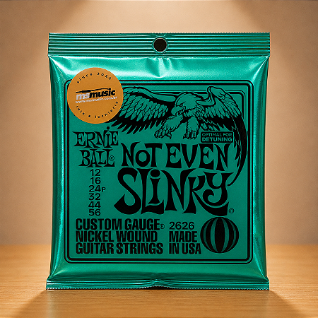 ENCORDOAMENTO 012-056 P/ GUITARRA NOT EVEN SLINKY NIQUEL P02626 ERNIE BALL