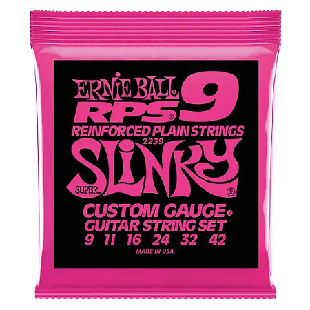 Encordoamento Guitarra Ernie Ball RPS 009 Super Slinky