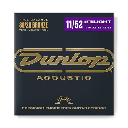 Encordoamento Dunlop 011 DAB1152 Violão Bronze 80/20