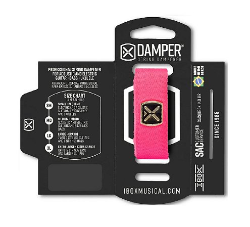 DTMD21 ABAFADOR DAMPER MD POLIESTER PINK TAG