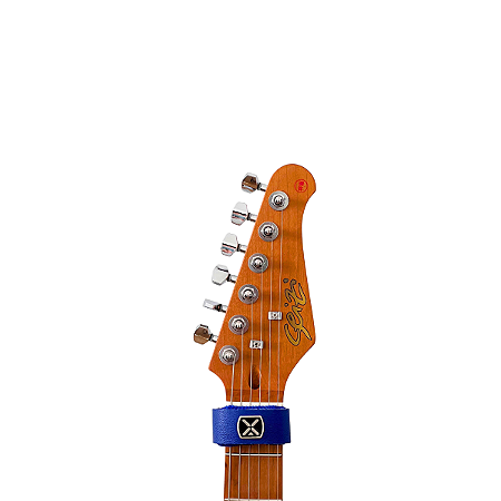 DSMD07 ABAFADOR DAMPER MD DE COURO AZUL