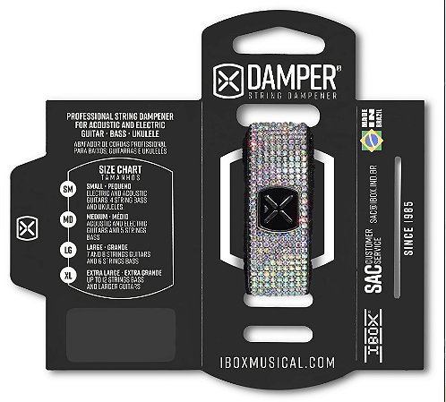 DAMD03 DAMPER IBOX EM POLIESTER ARTISTC LINE - NORTHERN LIGHTS