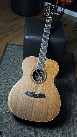 VIOLAO ELETRICO QUARTZO 40 - TAMPO SOLIDO EM MAHOGANY - FOSCO - EQ 4 BANDAS - VGAQ1954N40