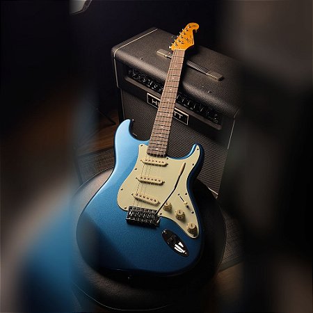Guitarra SX SST62 Vintage SSS Lake Pacific Blue