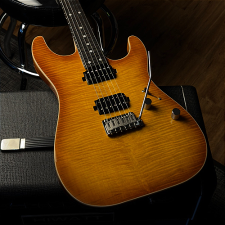 Guitarra Seizi Katana Ozielzinho MK3 Desert Flame com Bag