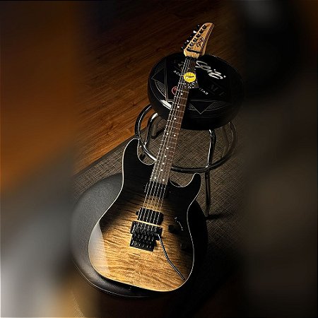 Guitarra Seizi Katana Shadow Luiz Rodrigues Signature Dark Moon com Bag