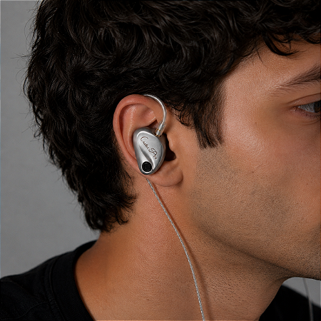FONE KZ CASTOR PRO CINZA