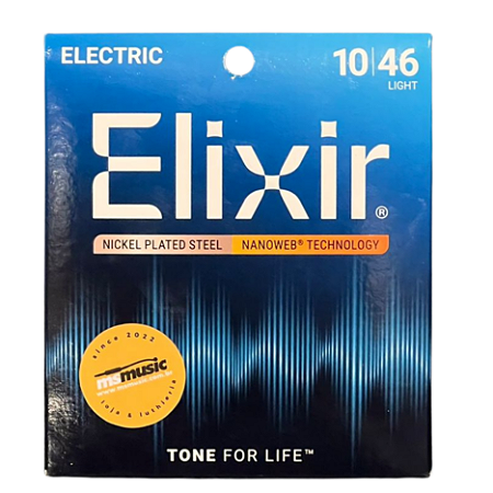ENCORDOAMENTO 010 LIGHT P/GUITARRA 12052 ELIXIR NOVA EMB