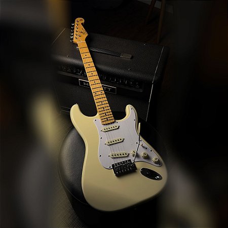 Guitarra SX SST57 Vintage White SSS com Bag