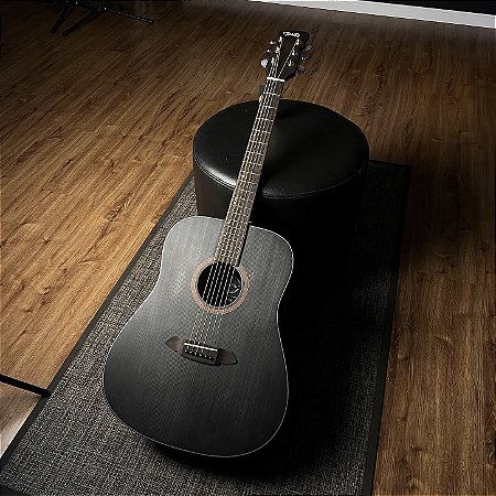 VIOLAO ELETRICO CORAL 41 - TAMPO SOLIDO EM SPRUCE - DARK SPRUCE - EQ 3 BANDAS - VGAC1954DS41