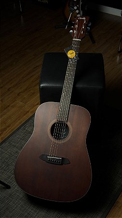 VIOLAO ELETRICO CORAL 41 - TAMPO SOLIDO EM SPRUCE - MAHOGANY- EQ 3 BANDAS - VGAC1954DW41