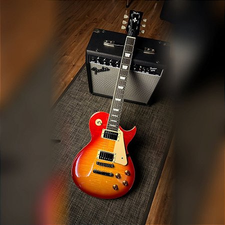 Guitarra Shelter S100FW LP Flamed Maple Honey Sunburst HH Wilkinson