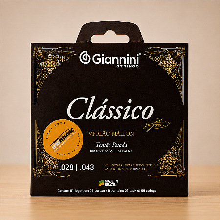 Cordas para Violão em Nylon Giannini Classico