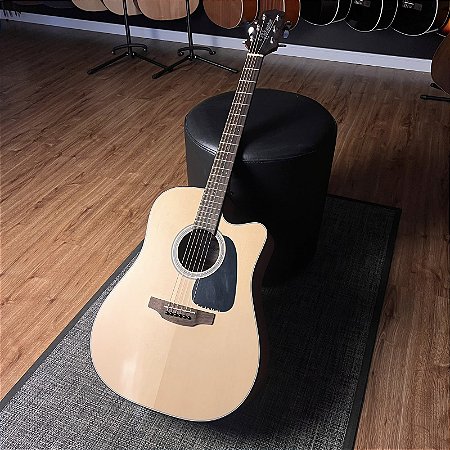 VIOLÃO TAKAMINE GD12CE ELETROACÚSTICO AÇO NATURAL FOSCO