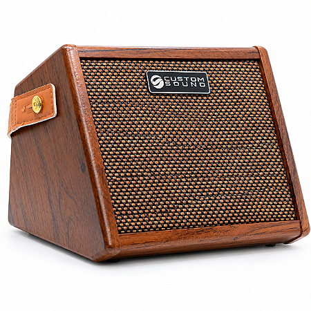 Amplificador Custom Sound Mini 15 Bluetooth para Violão e Voz – Natural