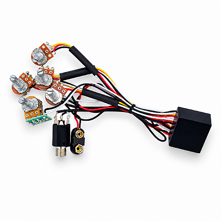 Circuito Ativo Custom Sound CCB9060-BK para Contrabaixo 3 Bandas