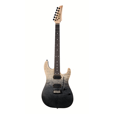 Guitarra Seizi Katana Shadow HH 2P Twilight Black com Bag