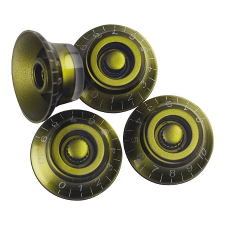 Kit 4 Knobs Custom Sound CKB 2 Modelo LP Dourado