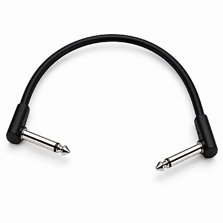 Cabo Patch Flat MS Music 50 cm P10/P10 90° para Pedais
