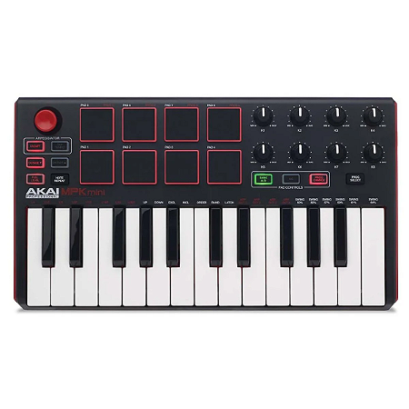 Controlador MIDI Akai MPK Mini MK3 25 Teclas