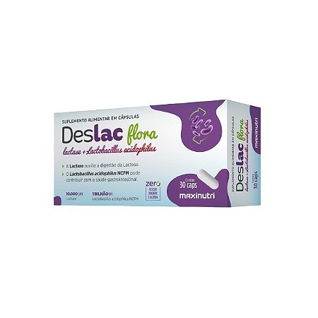 Deslac Flora - Lactase + Lactobacillus (30 caps)