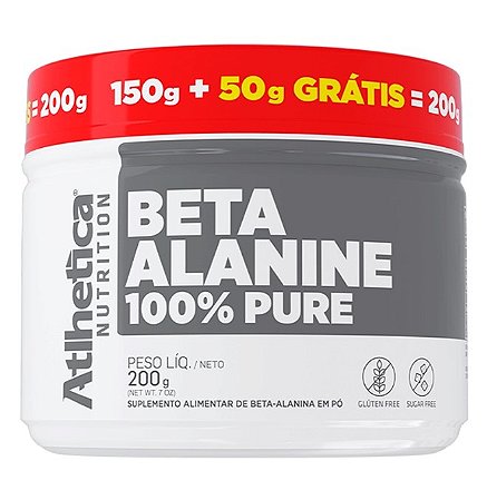 Beta Alanine 100% Pure (150g) + 50g Grátis (200g)