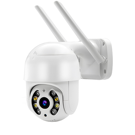 Câmera Seg.Interna Ext.Wi-Fi Smart Ip Prova D'água Infrav.HD