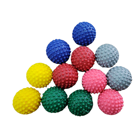 Kit 12 Bolas Cravo Exercitadora Fisioterapia Bolinha De Mão