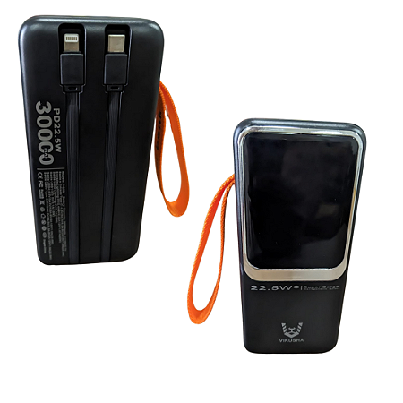 Power Bank Carregador Portátil Turbo Bateria 30.000mah