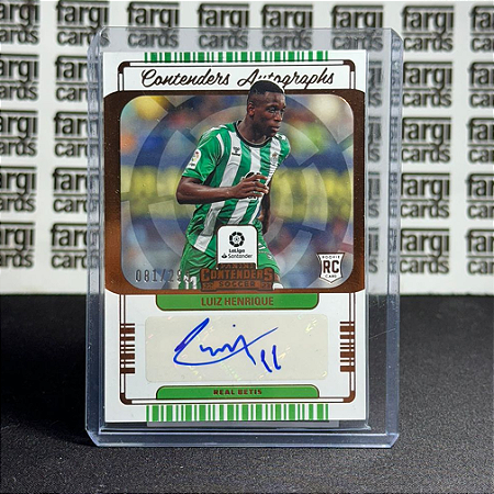 2022/23 Panini Chronicles La Liga Soccer - Luiz Henrique - Contenders  Autographs /299