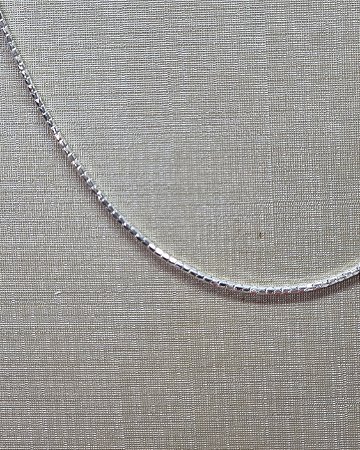 Corrente Prata 925 45 Cm Pipoca Fina