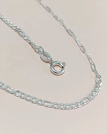 Gargantilha Prata 40 Cm Corrente 5x1 E Cartier