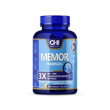 MEMOR PHOSPHATIL (ômega 3 MEG-3 com Fosfatidilserina) 60 SOFTGEL CAPS 950 MG