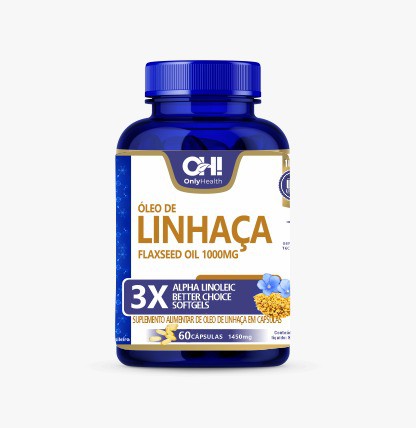 OLEO DE LINHACA 1000 MG 60 SOFTGEL CAPS