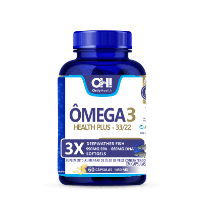 ÔMEGA 3 HEALTH PLUS  MEG-3 (990 EPA e 660 DHA) 120 caps