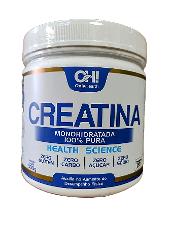 Creatina 300g Only Health (Alto Teor de Pureza)