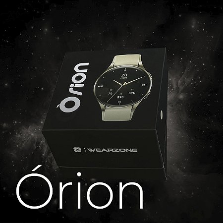 Smartwatch Órion a prova d'água c/Strava Alexa e Gps integrado